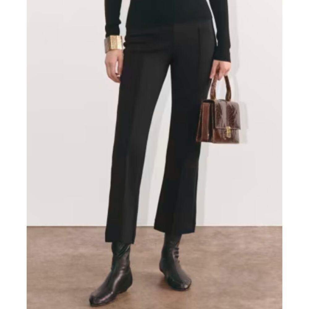 EVERLANE The Dream Kick Flare Pant Black Women's Size M New with Tags